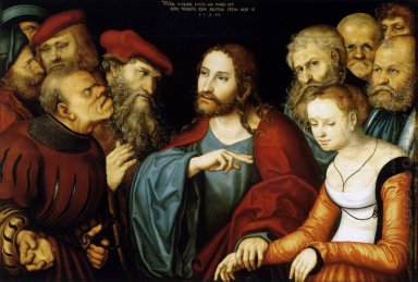 Christ et l\'adultère 1532