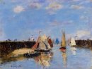 Hamnen i Trouville 1886