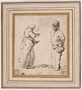 Beggar Homme Et Une Femme 1631