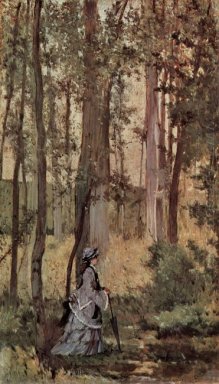 Lady in the forest