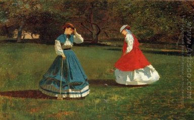 Un juego del croquet