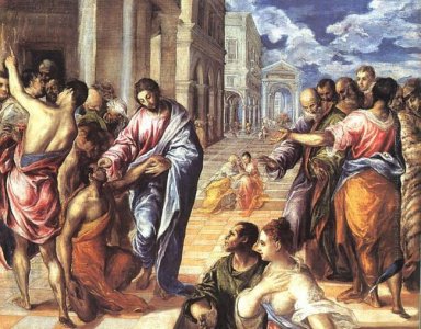 Christ Healing De Blinde 1578
