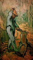 Le bûcheron après millet 1890