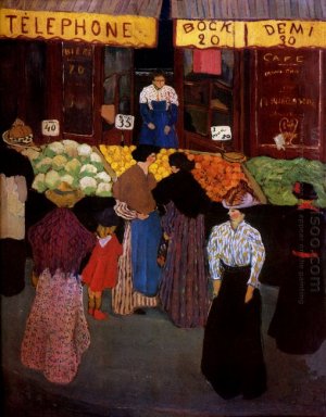 Op de markt 1895