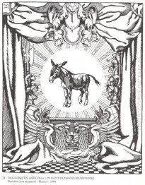 Donkey Illustration For The Magazine Bogey 1906