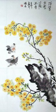 Chrysanthème - Chines peinture