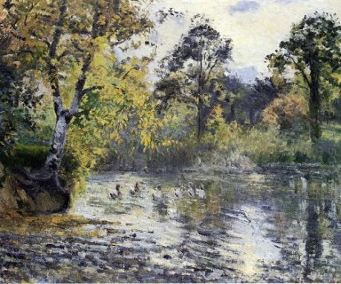 der Teich in Montfoucault 1874