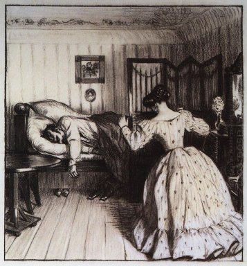 Esposa despierta Chertokutsky 1905
