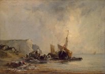 Boote von der Normandie Shore