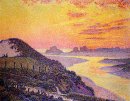 Puesta del sol en Ambletsuse 1899