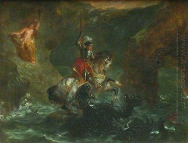 St George que luta o dragão Perseus Delivering Andromeda 18