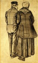 Homme et femme vu de dos 1882