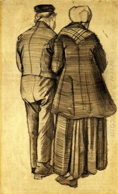 Man en Vrouw op de rug gezien 1882