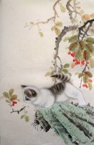 Cat - Pittura cinese