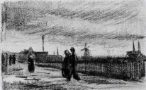 Pessoas que andam em Eindhoven 1885