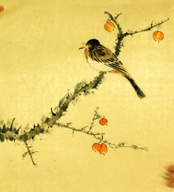 Oiseaux et fleurs - Peinture chinoise