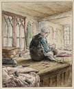 The Tailor of Gloucester at Work