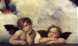 O Sistine Madonna (detalhe)