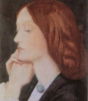 Portrait Of Elizabeth Siddal 1854
