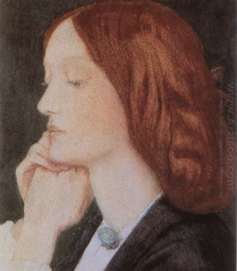 Portrait d\'Elizabeth Siddal 1854