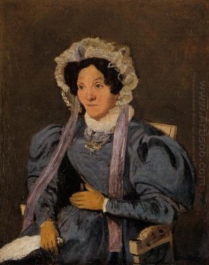 Madame Corot Konstnären S Mother Född Marie Francoise Oberson