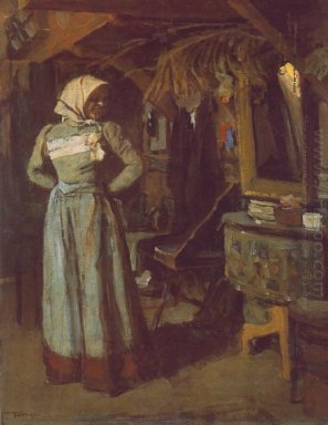 Mujer joven en el Atelier