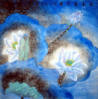 Lotus - peinture chinoise