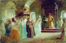 Zar Alexej Michaylovich Auswahl eines Braut 1887