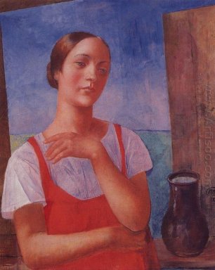 A Menina Em Sarafan 1928