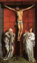 Christ On The Cross With Mary And St John