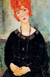 Wanita Dengan Kalung 1917