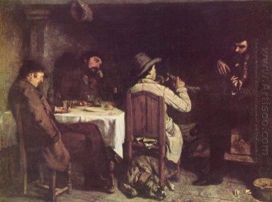 Após o jantar em Ornans 1849