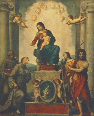 Madonna et enfant avec saint François 1514