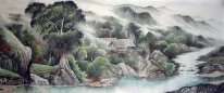 Bergen en water - Chinees schilderij