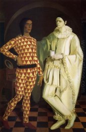 Self-Portraits (Harlequin dan Pierrot) - dengan Vasiliy Shukhaev