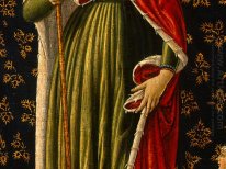 Saint Ursula med änglar och Donator Detail 2