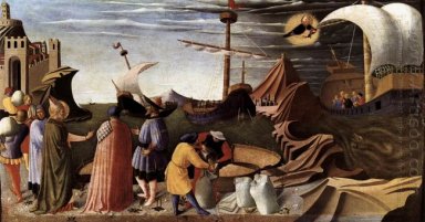 La storia di San Nicola San Nicola salva la nave 1448