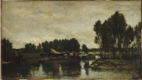 Barcos en el Oise 1865