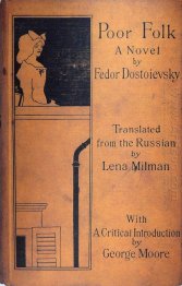 Miskin Rakyat Oleh Dostoievsky