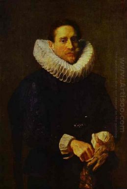 Retrato de um cavalheiro calçar as luvas