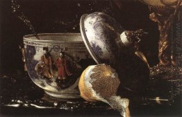 Ainda-vida com uma Copa do Nautilus (detalhe)