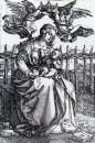 madonna coroado por dois anjos 1518