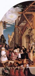 Oberried Altarpiece Esquerda Interior Ala A Adoração dos Magos