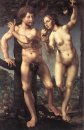 Adam en Eva in het paradijs
