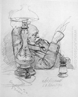 Porträtt av Otto von Bismarck