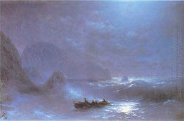 Noite Lunar em um mar 1895