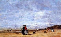 Donne eleganti On The Beach 1863