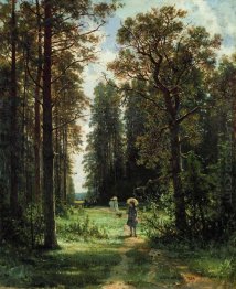 O trajeto através das madeiras Canvas 1880 óleo sobre 1880