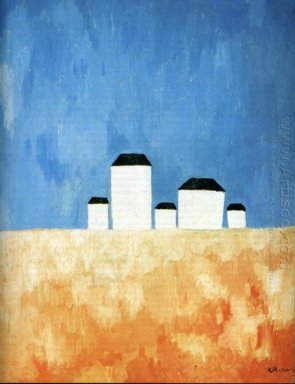Paesaggio Con cinque case