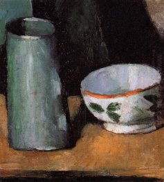 Still Life Bacia E Jarro de Leite